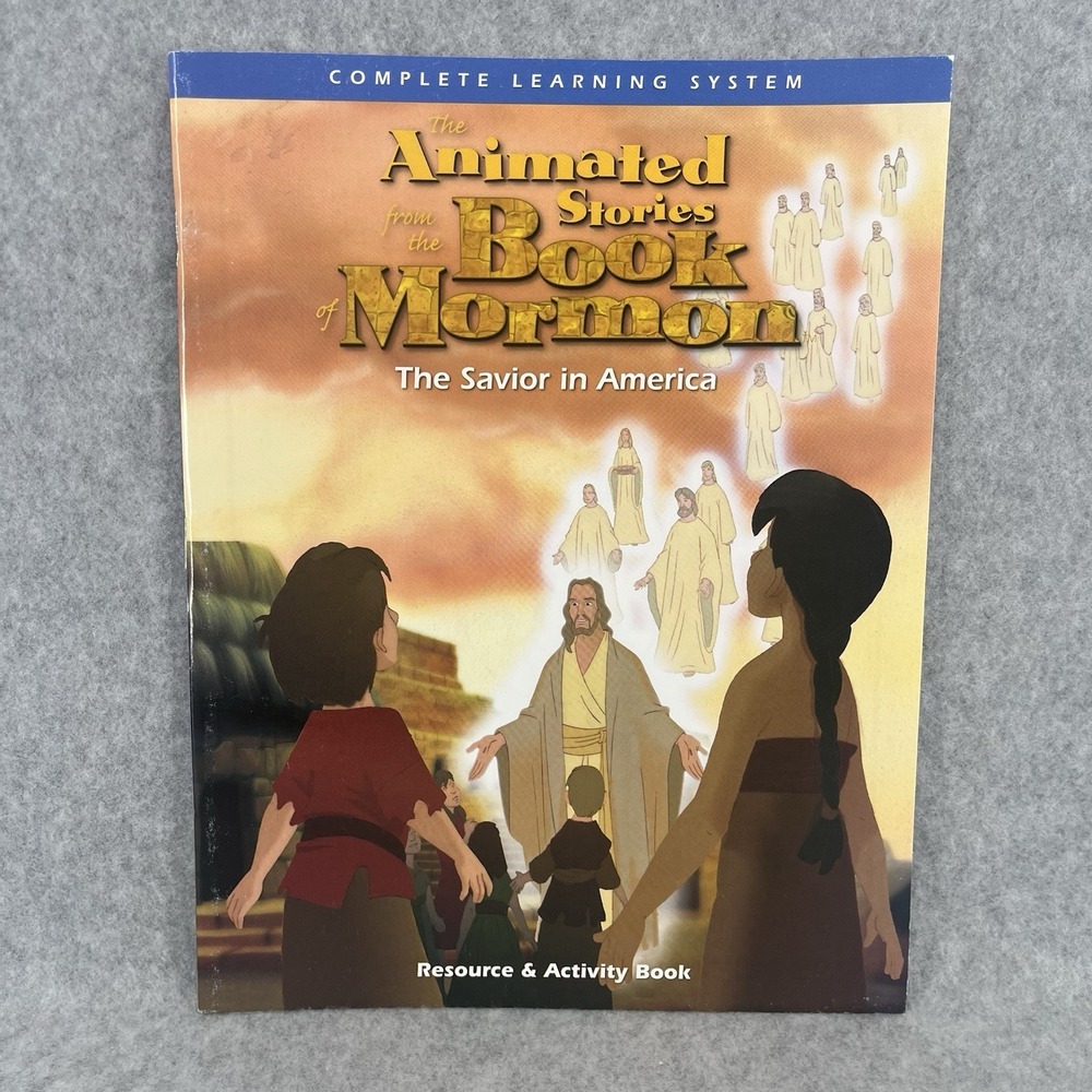 Book Of Mormon Activity Books Lot 6 Animated Stories Coloring Religious LDS Kids - Picture 10 of 16